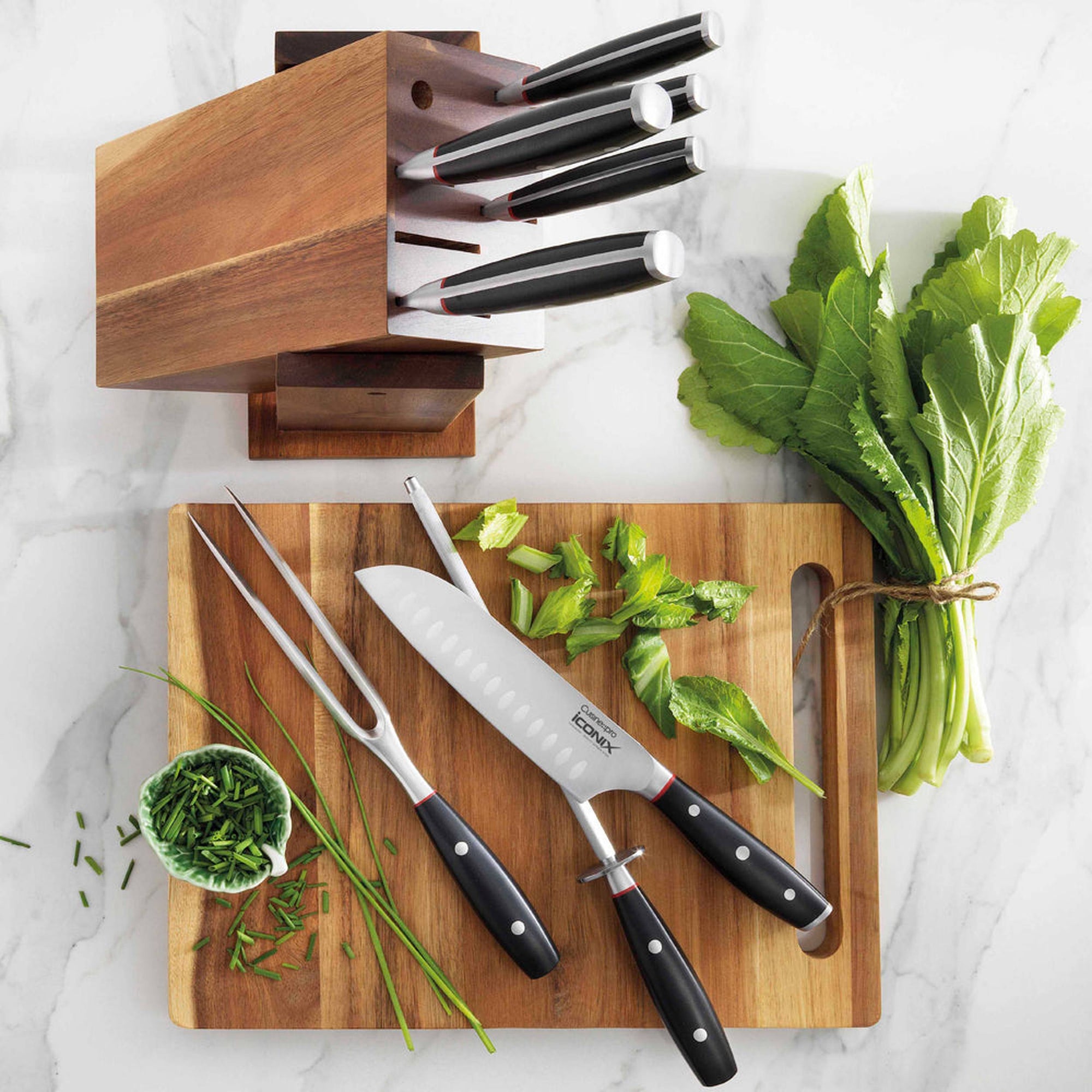 Cuisine::pro® iconiX® Drenhen Knife Block 9 Piece