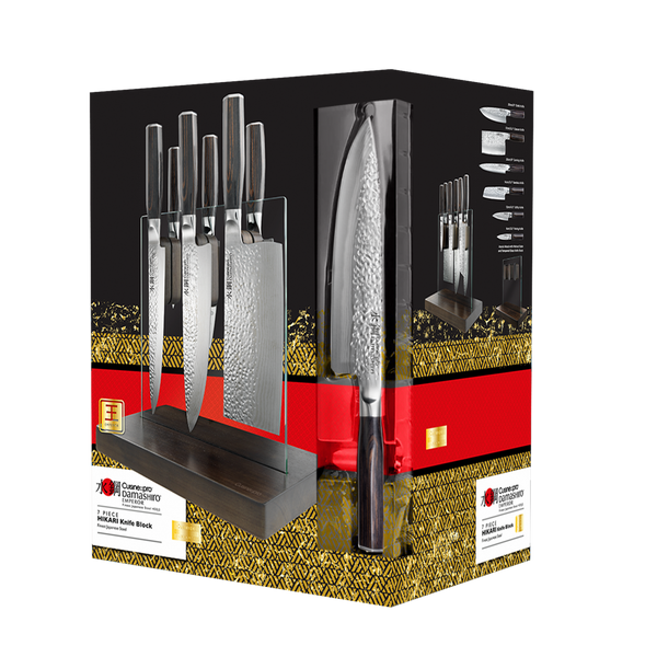 Cuisine::pro® Damashiro EMPEROR®  Hikari Knife Block 7 Piece