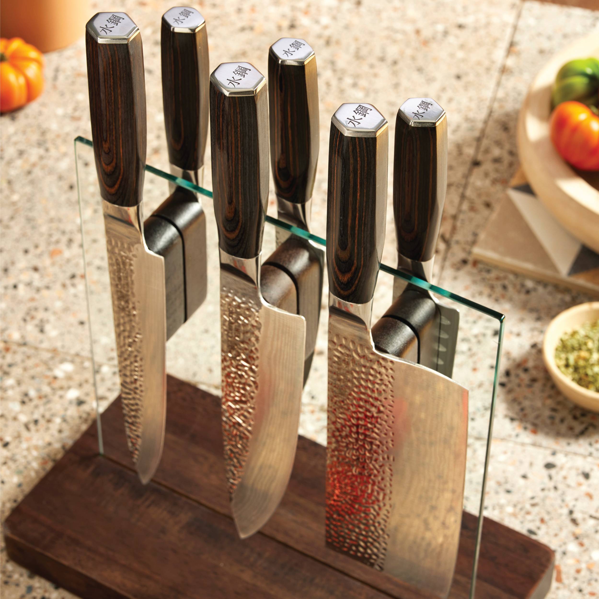 Cuisine::pro® Damashiro EMPEROR®  Hikari Knife Block 7 Piece