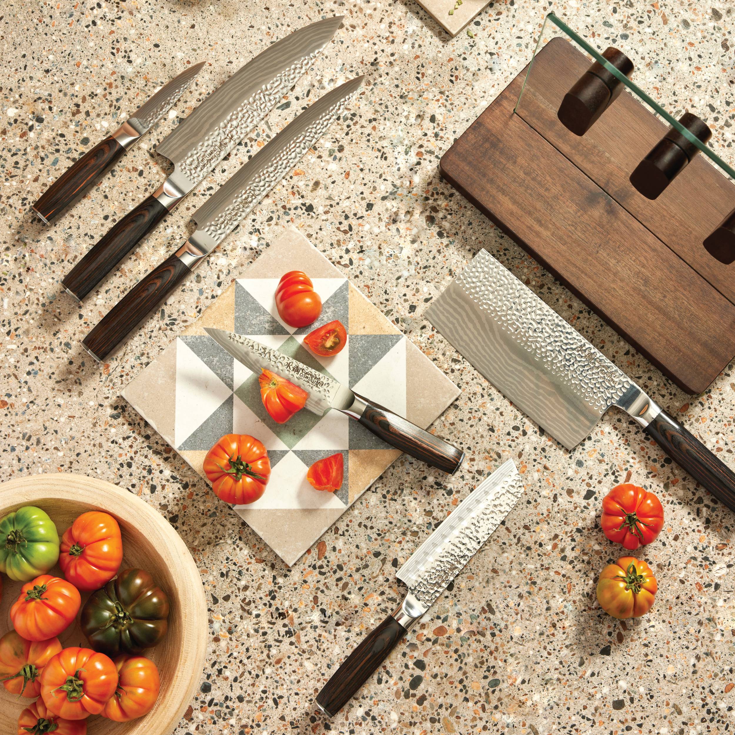 Cuisine::pro® Damashiro EMPEROR®  Hikari Knife Block 7 Piece