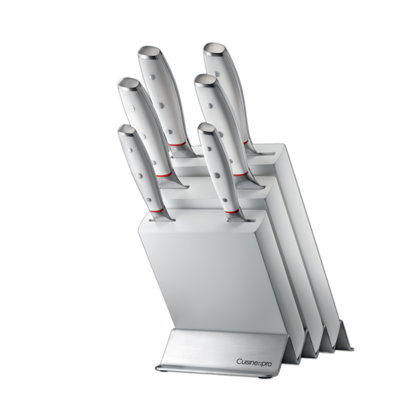 Cuisine::pro® iconiX™ Straub Knife Block 7 Piece White