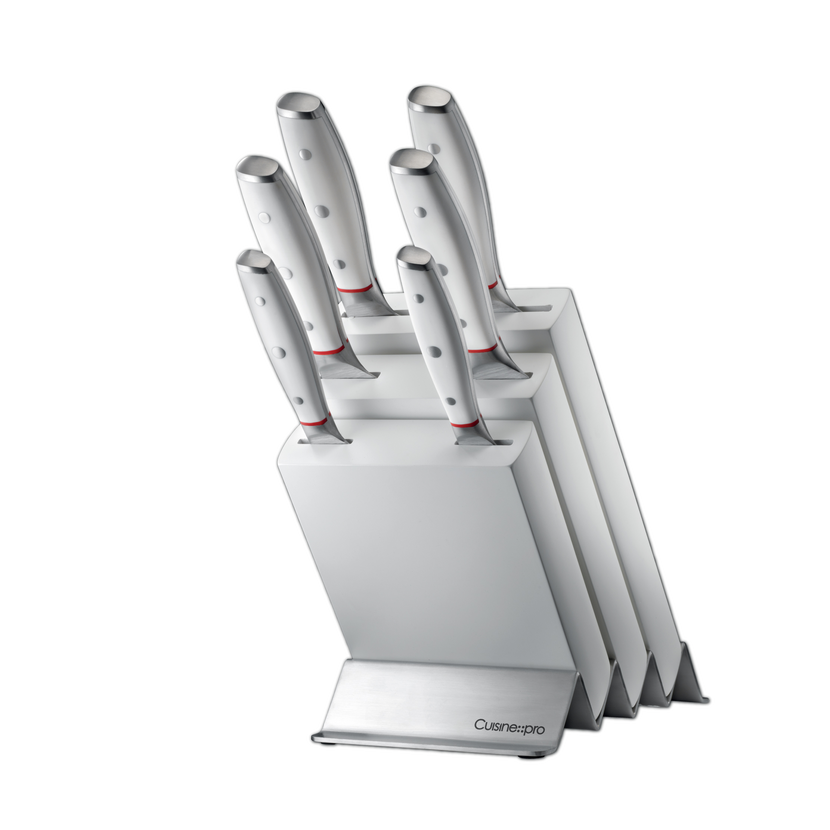Cuisine::pro® iconiX™ Straub Knife Block 7 Piece White