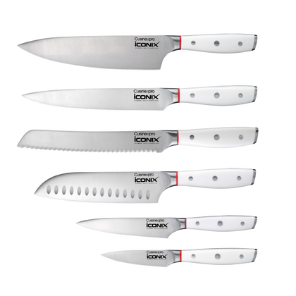 Cuisine::pro® iconiX™ Straub Knife Block 7 Piece White