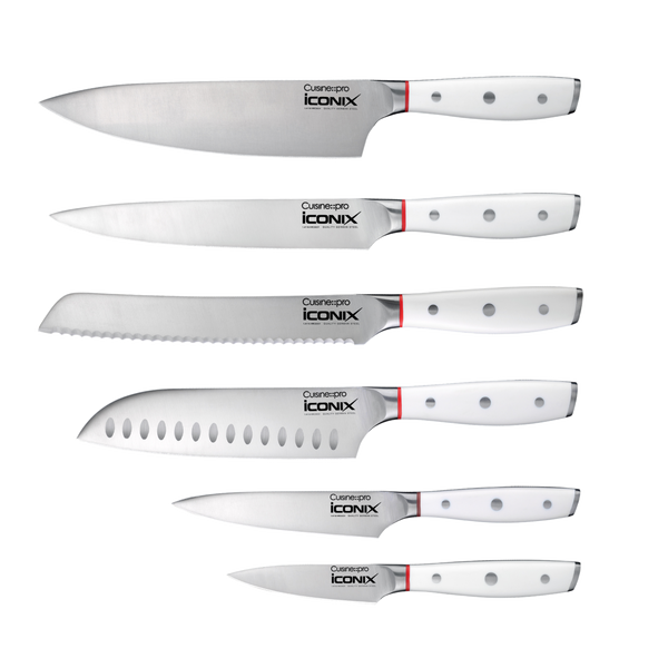 Cuisine::pro® iconiX™ Straub Knife Block 7 Piece White - hover