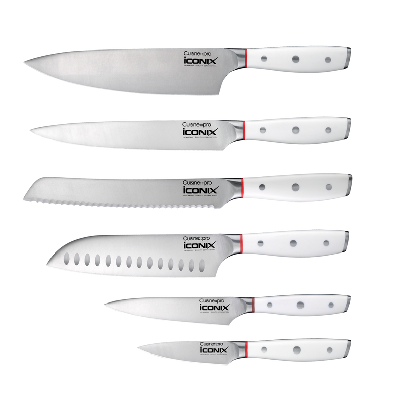 Cuisine::pro® iconiX™ Straub Knife Block 7 Piece White - hover