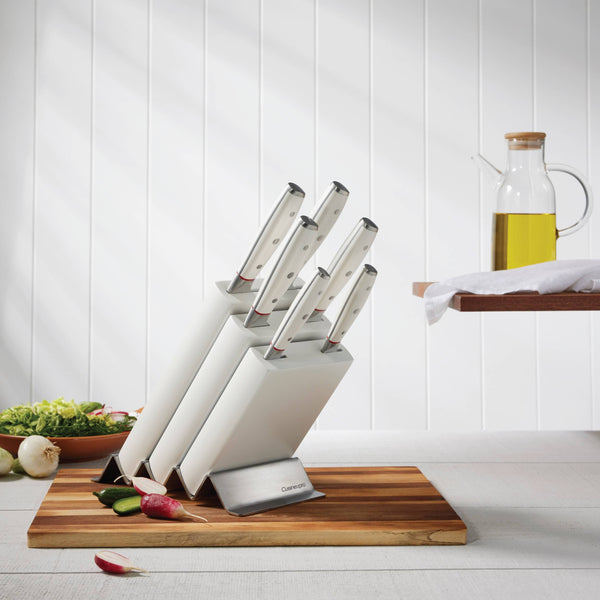 Cuisine::pro® iconiX™ Straub Knife Block 7 Piece White