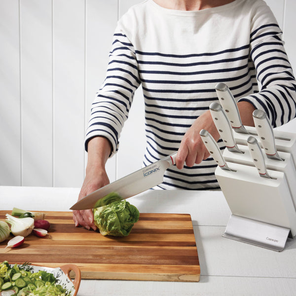 Cuisine::pro® iconiX™ Straub Knife Block 7 Piece White