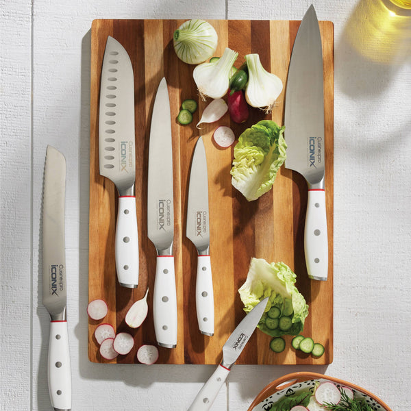 Cuisine::pro® iconiX™ Straub Knife Block 7 Piece White