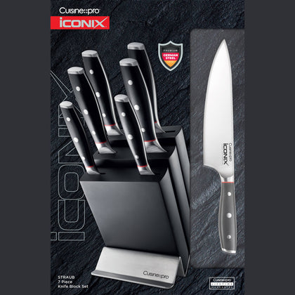 Cuisine::pro® iconiX® Straub Knife Block 6 Piece