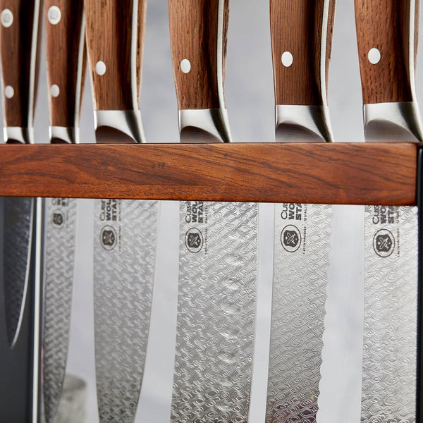 Cuisine::pro® Wolfgang Starke™ OAK Harz Knife Block 7 Piece