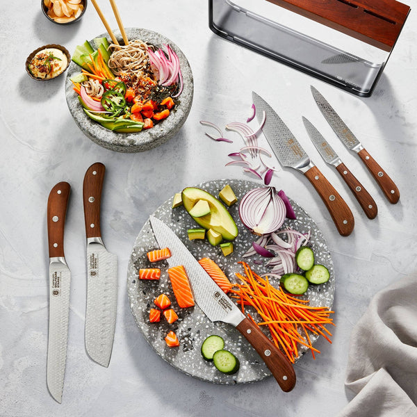 Cuisine::pro® Wolfgang Starke™ OAK Harz Knife Block 7 Piece