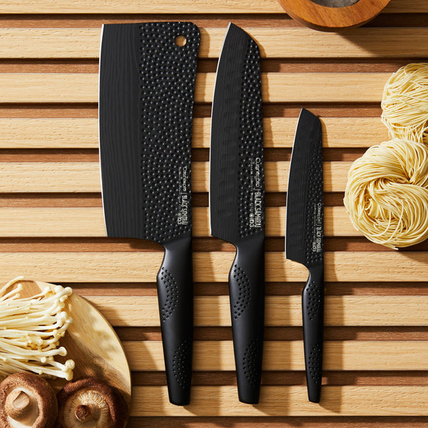 Cuisine::pro® iD3® BLACK SAMURAI  Ultimate Knife Set Of 3