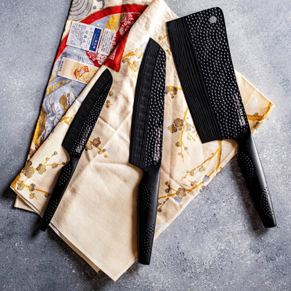 Cuisine::pro® iD3® BLACK SAMURAI  Ultimate Knife Set Of 3