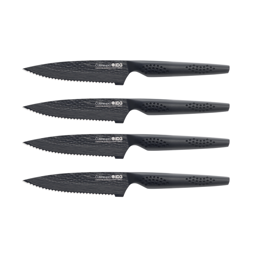 Kazuya Aokiマントルピース Cuisine::pro® iD3® BLACK SAMURAI Syo 9-Piece Knife Block – THE