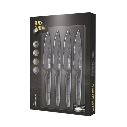 Cuisine::pro® iD3® BLACK SAMURAI   Steak Knife Set 4 Piece