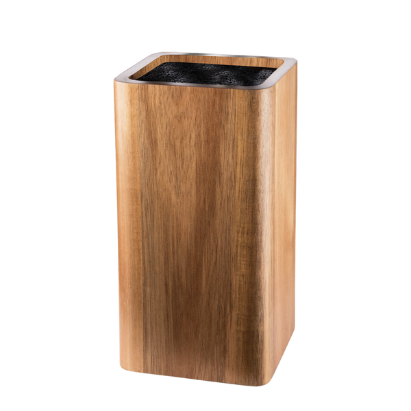 Cuisine::pro® UNIVERSAL Square Knife Block Acacia Acacia