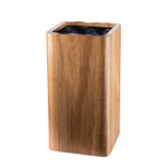 Cuisine::pro® UNIVERSAL Square Knife Block Acacia Acacia