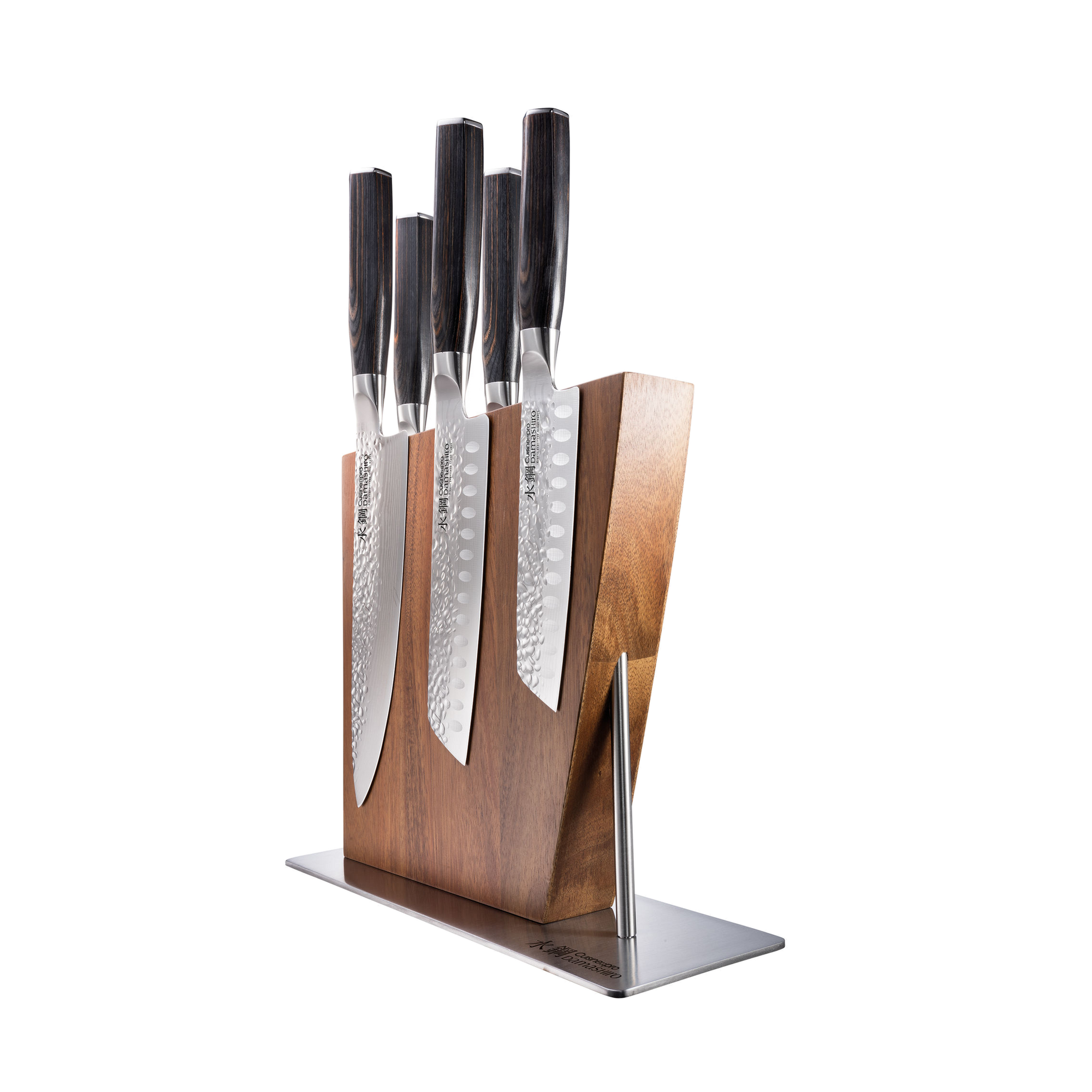 Cuisine::pro® Damashiro EMPEROR® 6-Piece Nanashi Knife Block