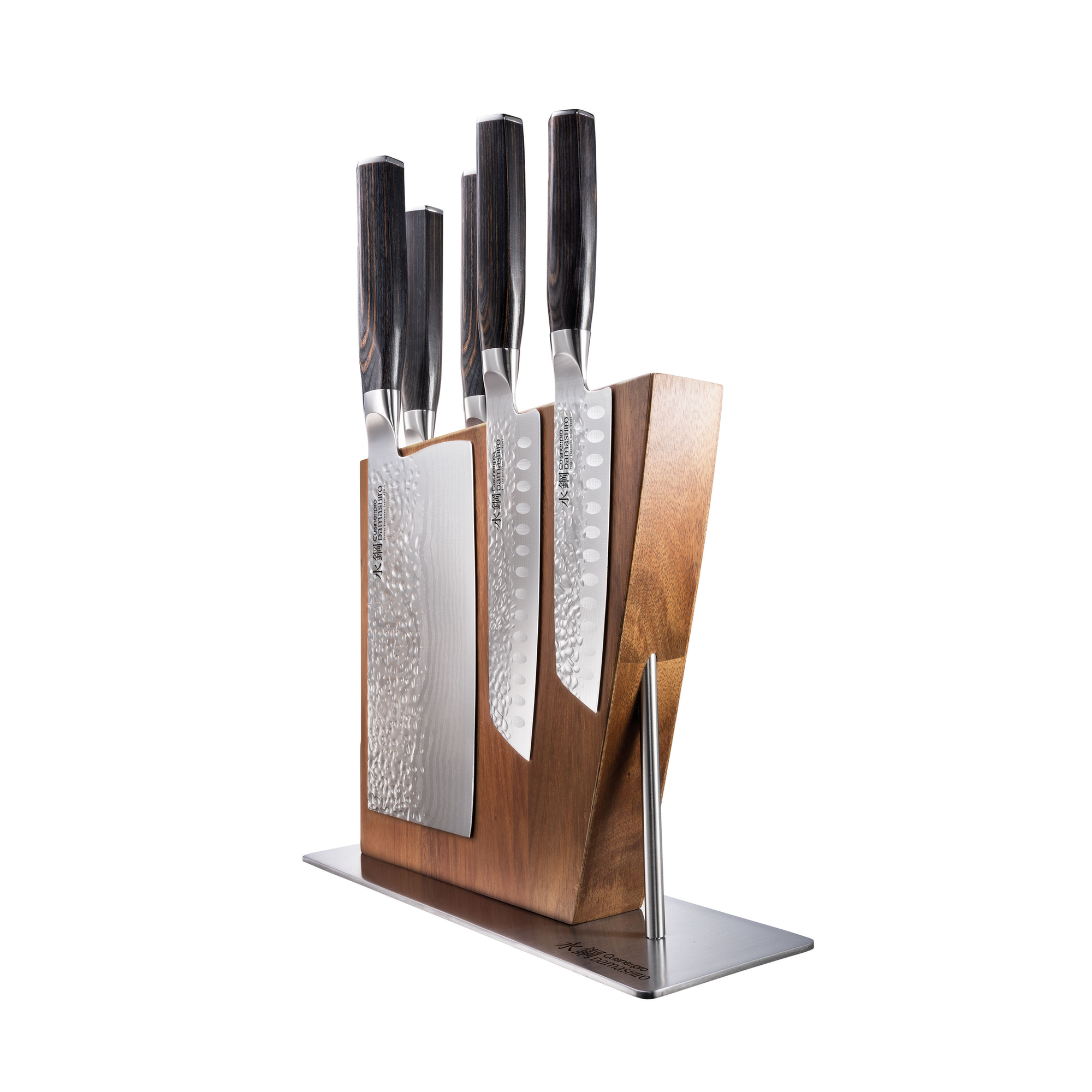 Cuisine::pro® Damashiro EMPEROR® 6-Piece Nanashi Knife Block