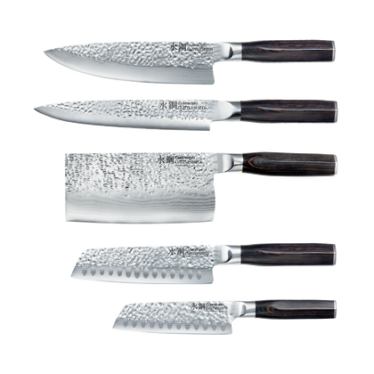 Cuisine::pro® Damashiro EMPEROR® 6-Piece Nanashi Knife Block