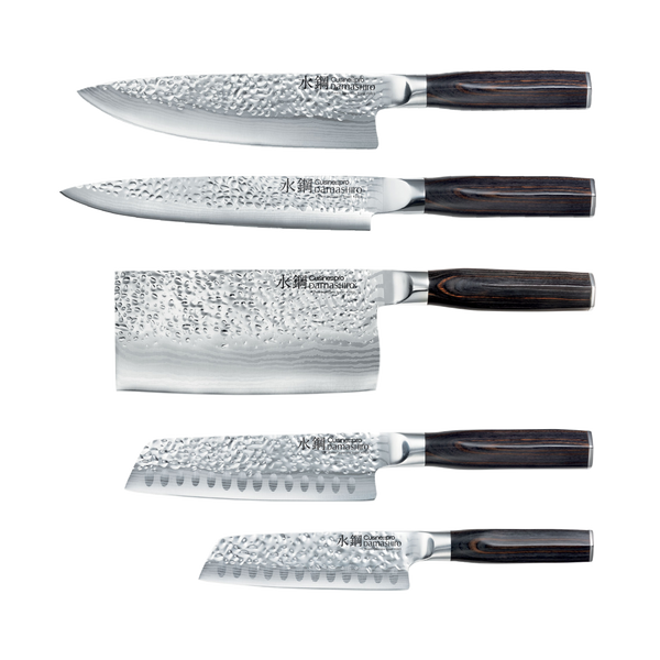 Cuisine::pro® Damashiro EMPEROR® 6-Piece Nanashi Knife Block