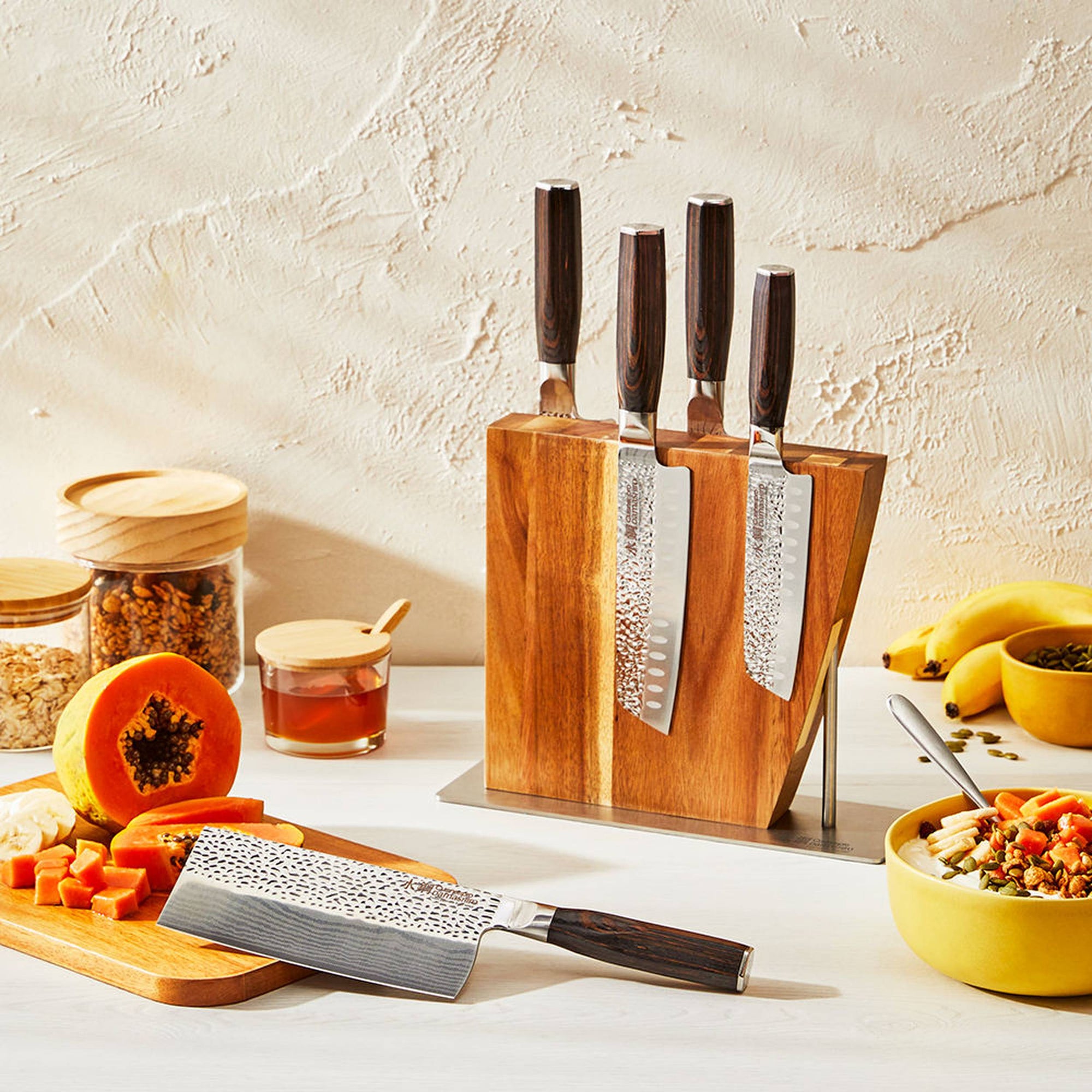 Cuisine::pro® Damashiro EMPEROR® 6-Piece Nanashi Knife Block