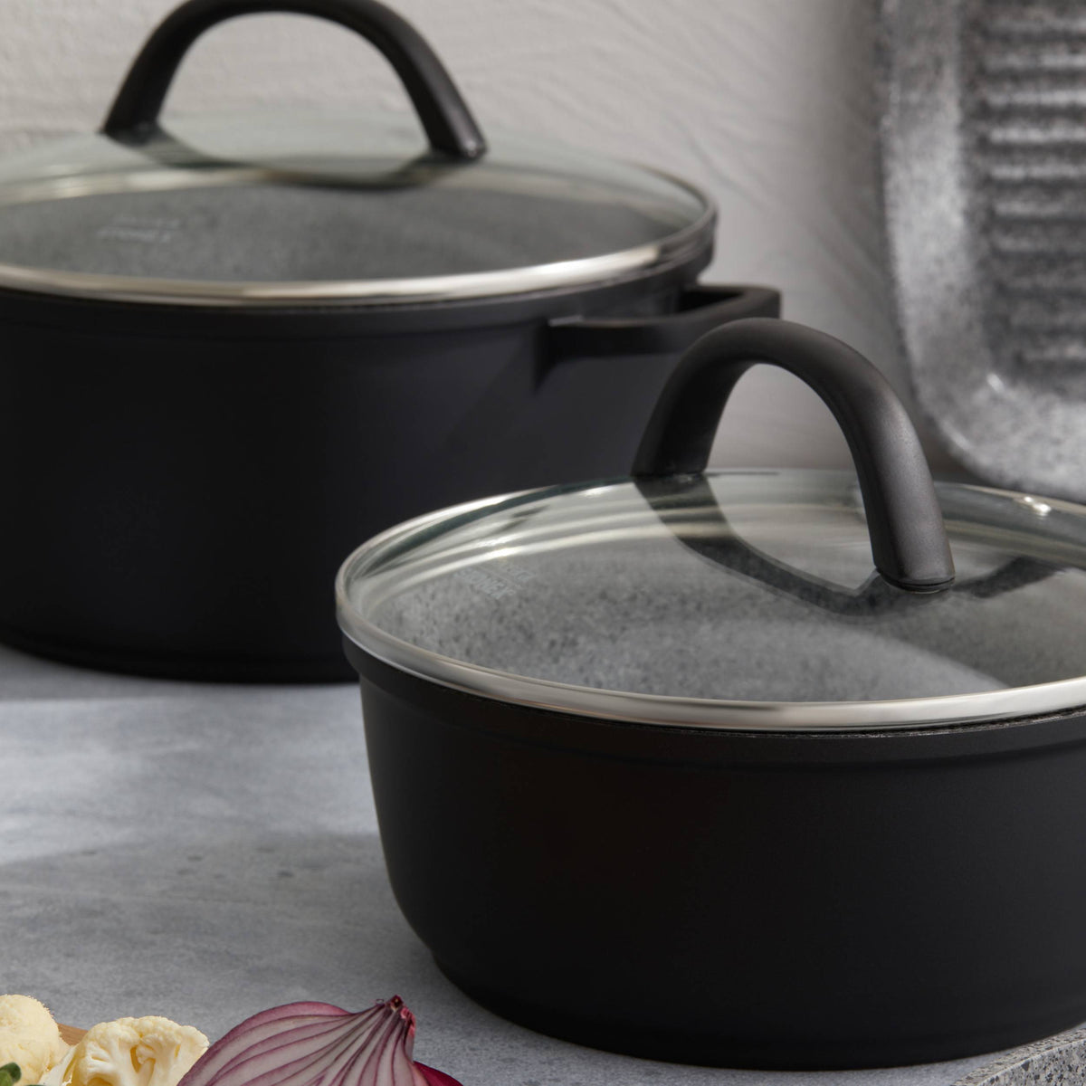 Chefmate Stone Cuisine::pro® STONE™ X² 6-Piece Cookware