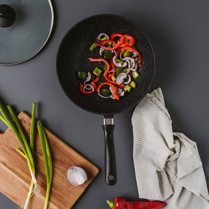 Cuisine::pro® STONE™ Wok with Lid 11