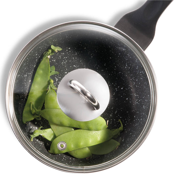 Cuisine::pro® GRANITE™ Saucepan with Lid 1.3qt - hover