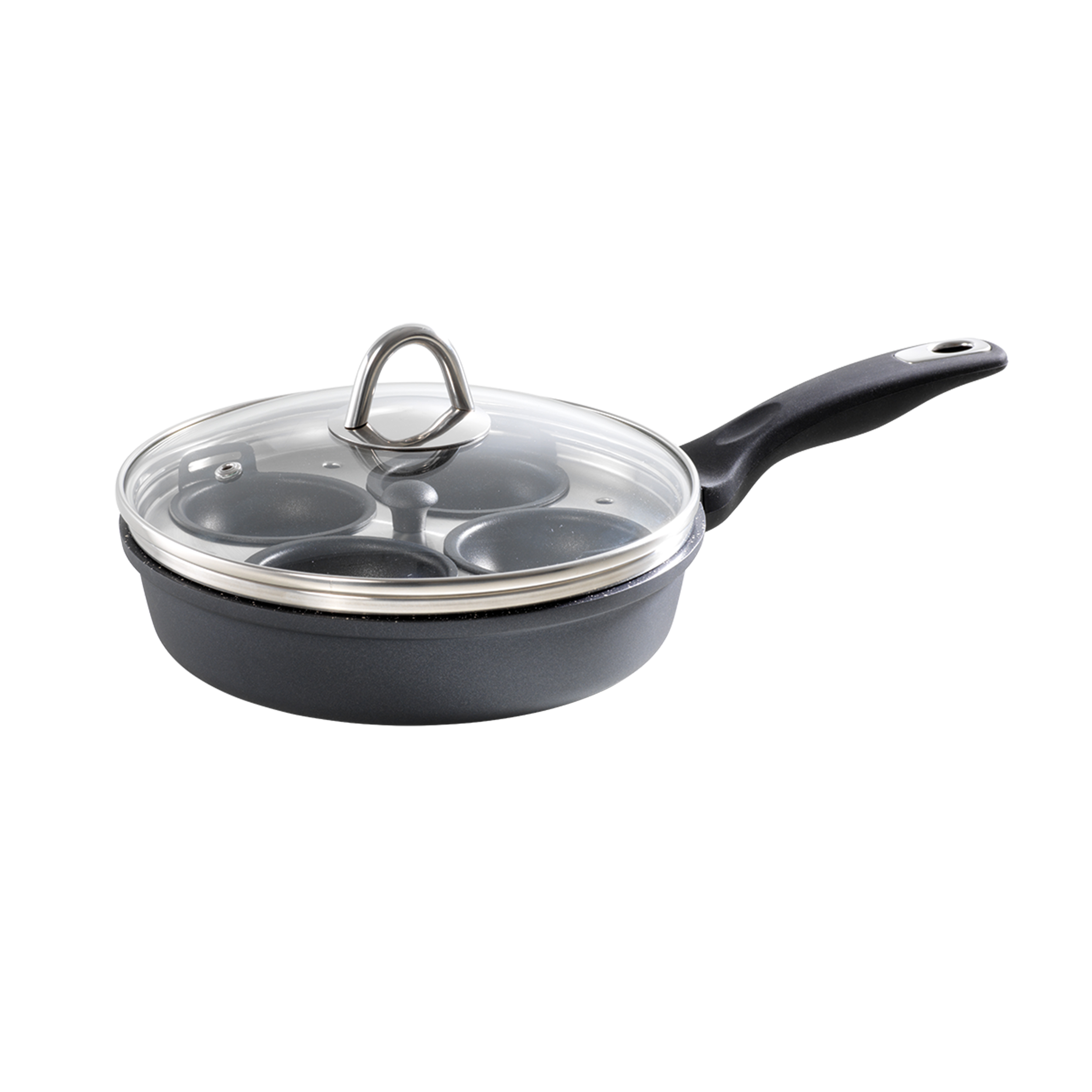 Cuisine::pro® GRANITE™ 4-Egg Poacher with Lid 1.4qt