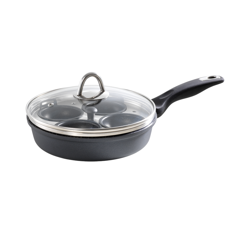 Cuisine::pro® GRANITE™ 4-Egg Poacher with Lid 1.4qt