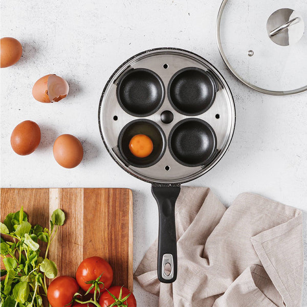 Cuisine::pro® GRANITE™ 4-Egg Poacher with Lid 1.4qt