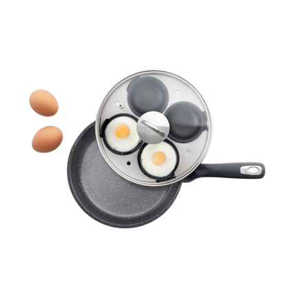 Cuisine::pro® GRANITE™ 4-Egg Poacher with Lid 1.4qt