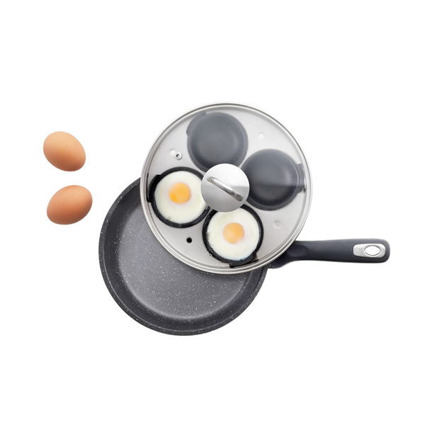 Cuisine::pro® GRANITE™ 4-Egg Poacher with Lid 1.4qt
