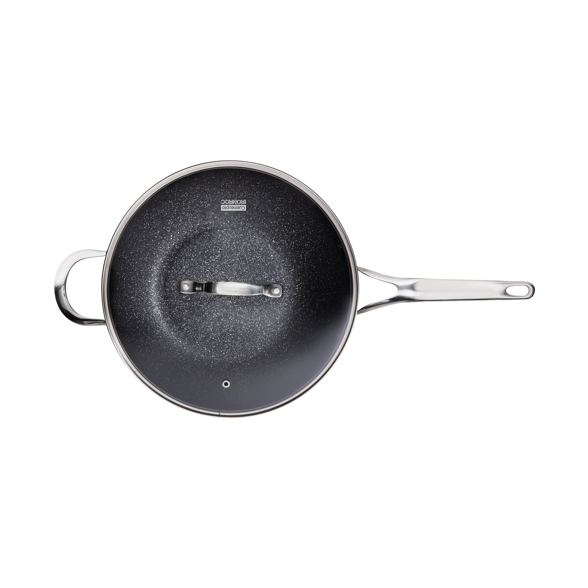Cuisine::pro® IRONROC™ Wok with Lid 12
