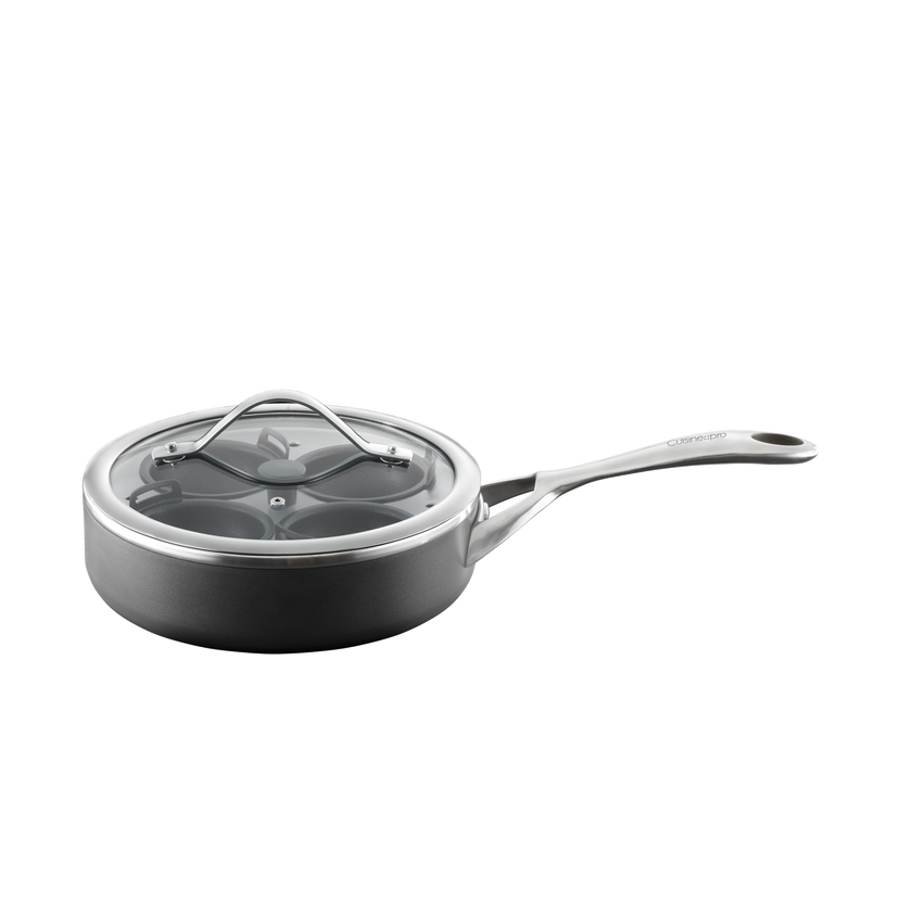 Cuisine::pro® iD3 4-Egg Poacher with Lid 1.5qt