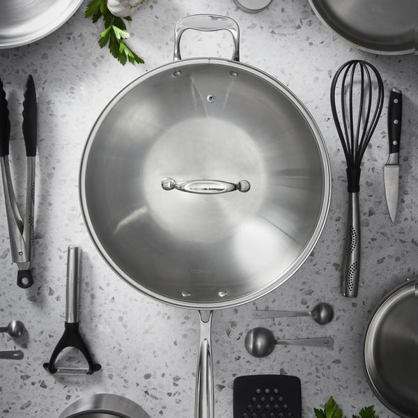 Cuisine::pro® iconiX® Wok with Lid 12.5