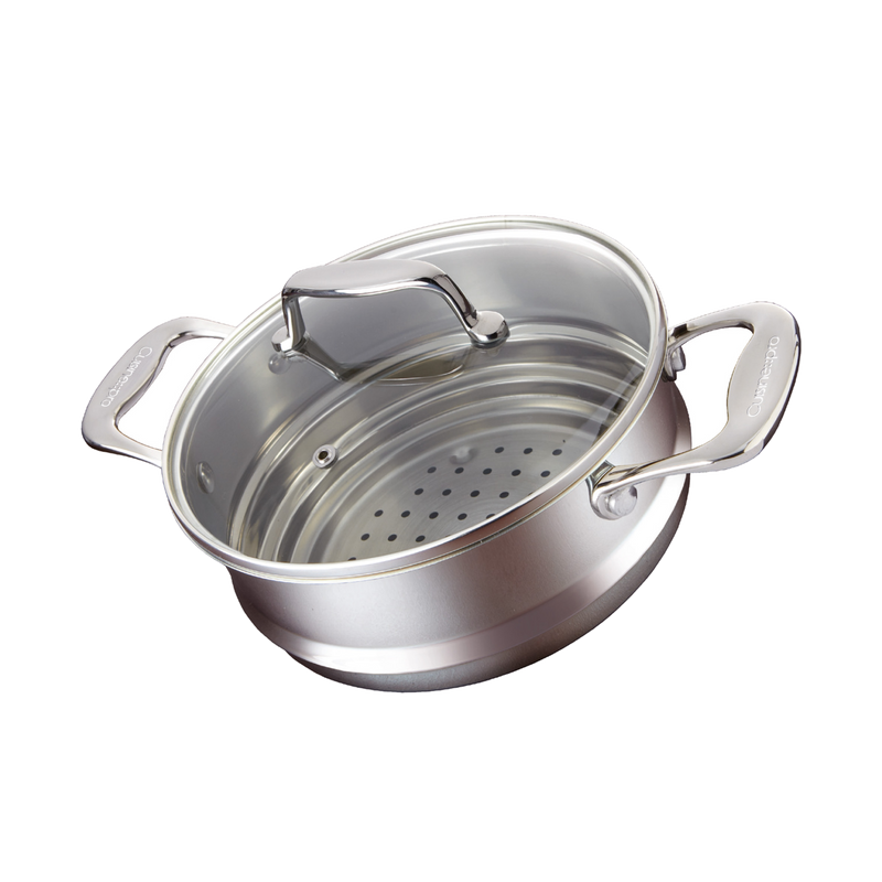Cuisine::pro® iconiX® Steamer Insert with Lid 8"