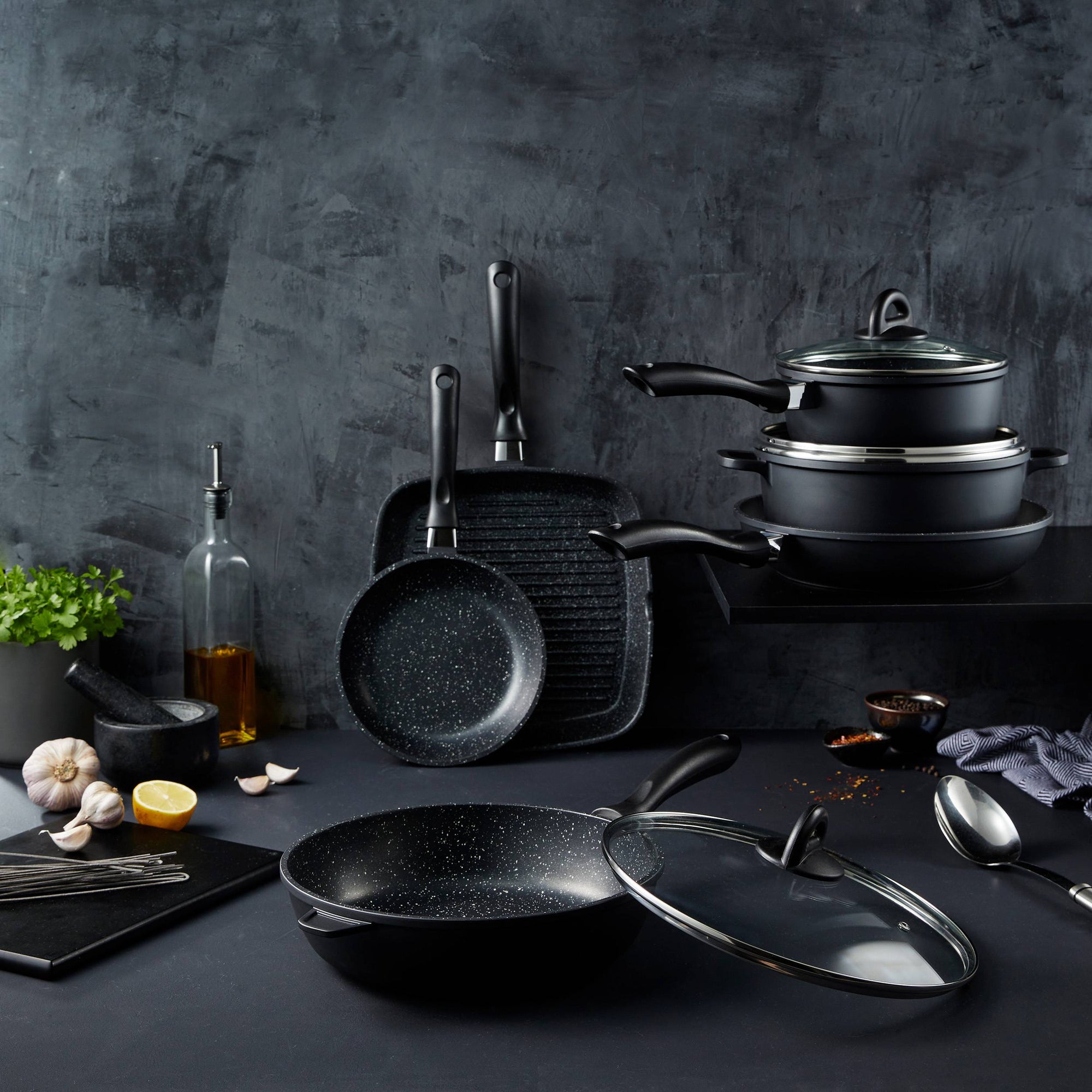 Cuisine::pro® STONE™ Cookware Set 9pc