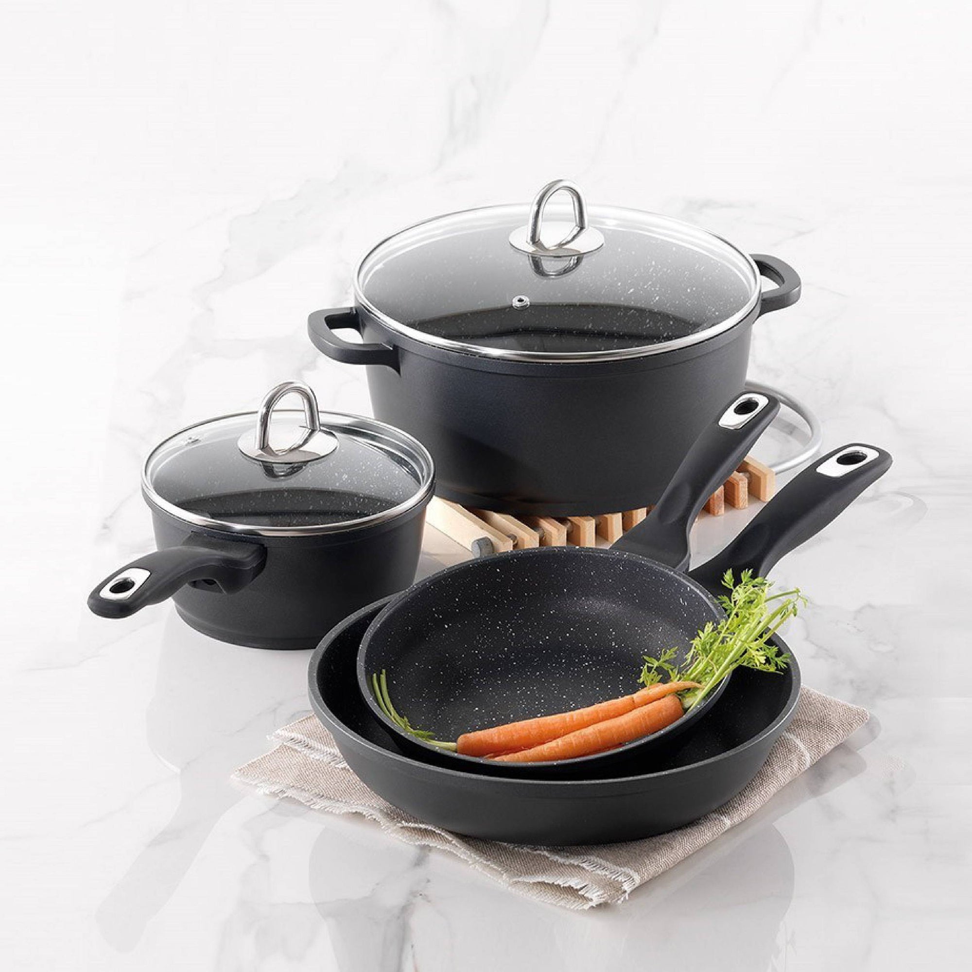 Cuisine::pro® GRANITE™ Cookware Set 6pc