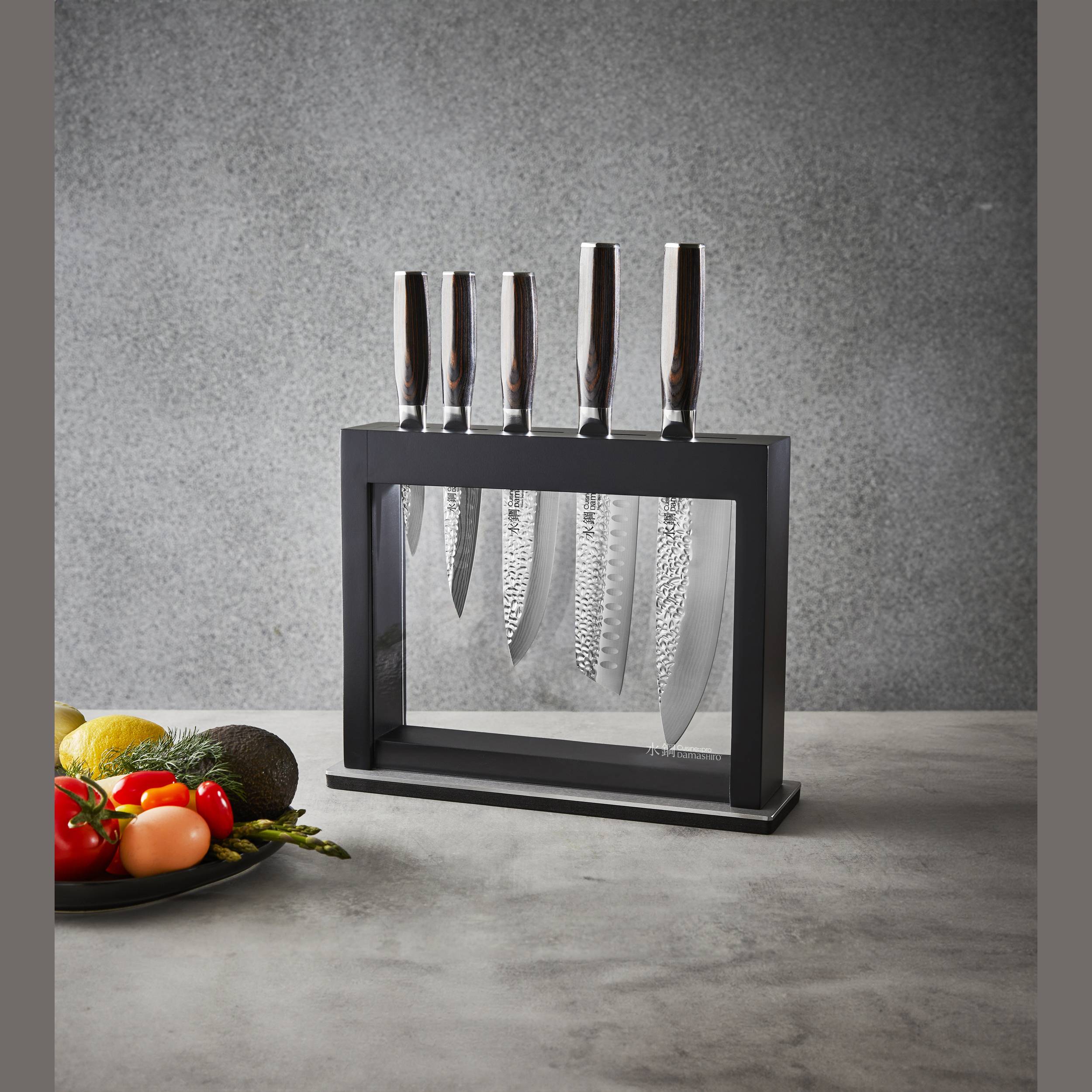 Cuisine::pro® Damashiro EMPEROR® Hisa 6-Piece Knife Block