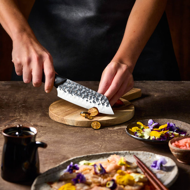 Cuisine::pro® KUROI KIBA Santoku Knife 5.5" - hover