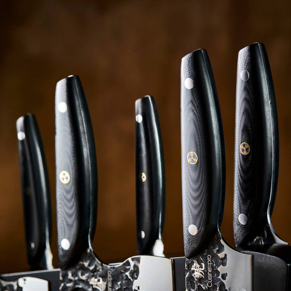 Cuisine::pro® KUROI KIBA™ 7-Piece Knife Block