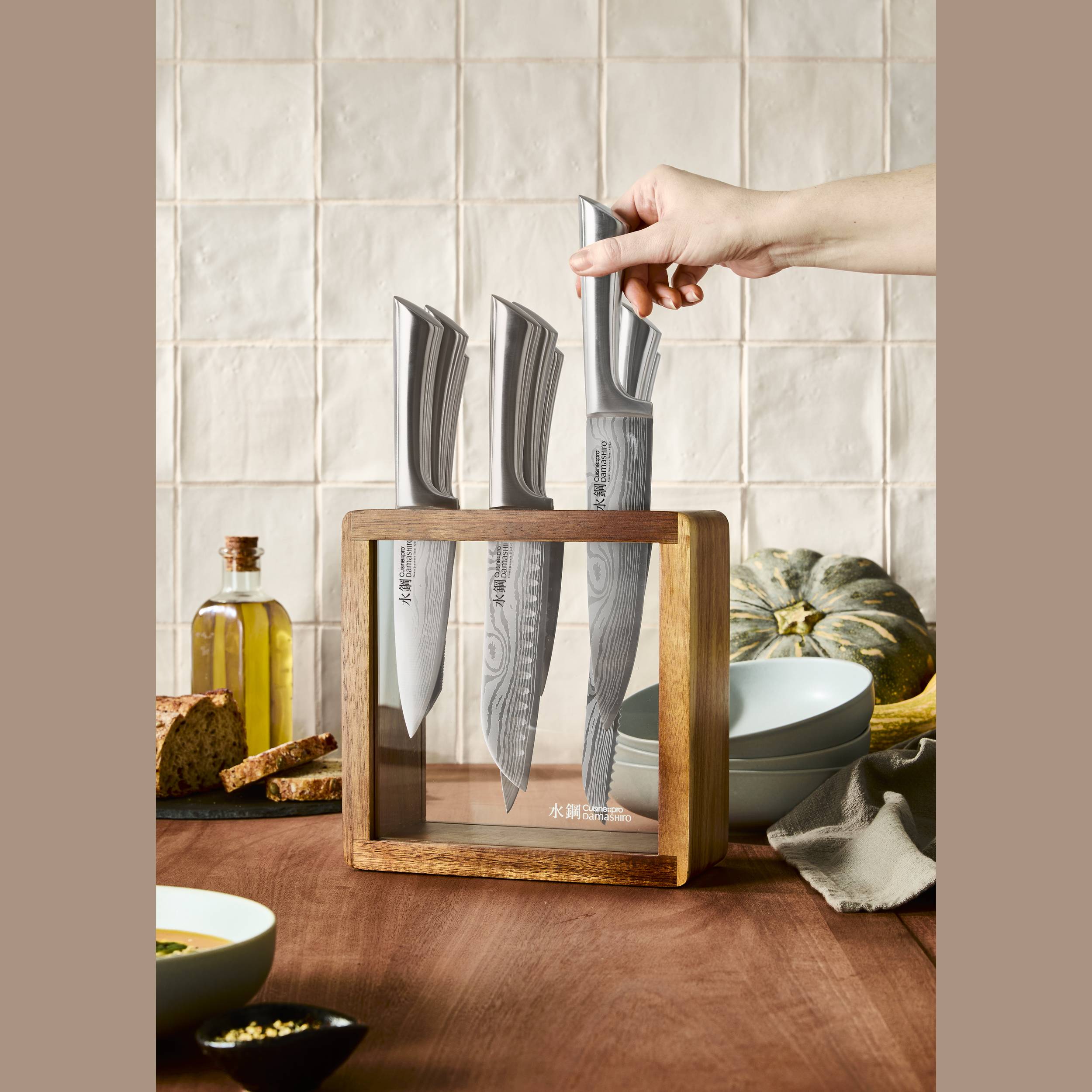 Cuisine::pro® Damashiro® 10-Piece Hiryu Knife Block