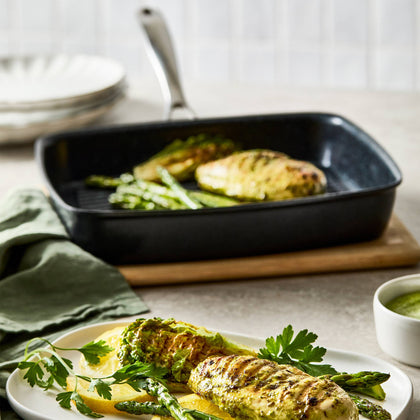 Cuisine::pro® GREEN STONE™ 11in Ultimate Grill Pan
