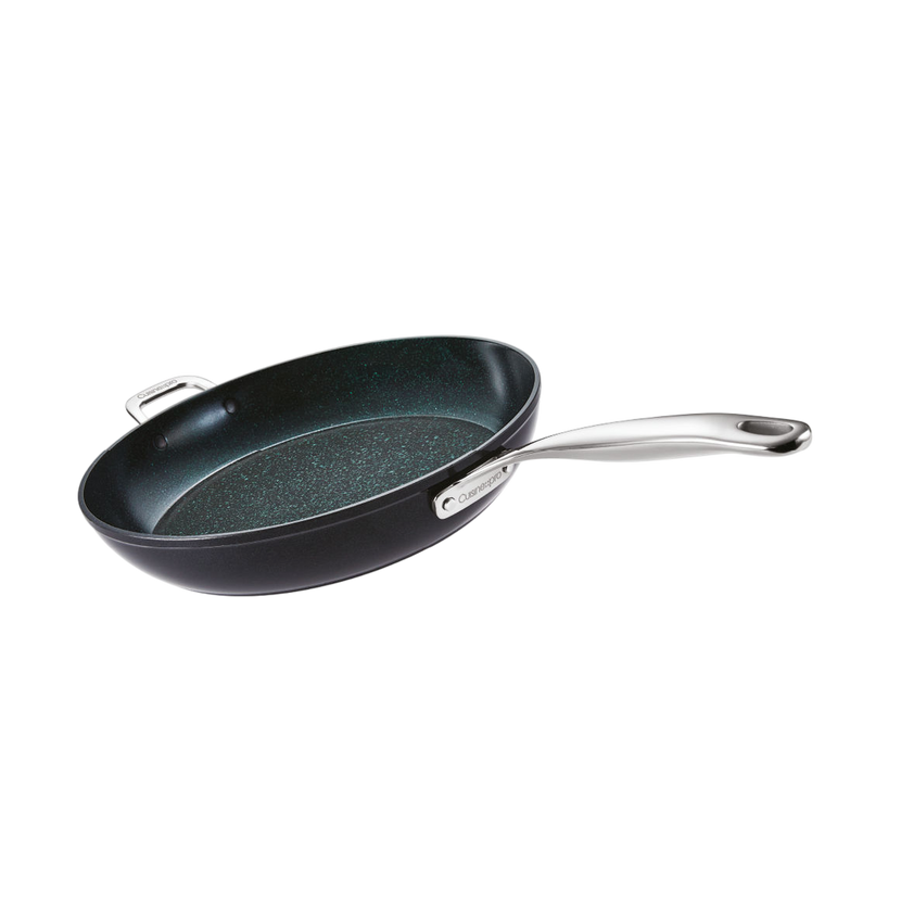 Cuisine::pro® GREEN STONE™ 12.5in Frypan with Helper Handle