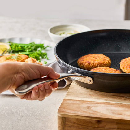 Cuisine::pro® GREEN STONE™ 12.5in Frypan with Helper Handle