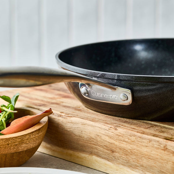 Cuisine::pro® GREEN STONE™ 12.5in Frypan with Helper Handle