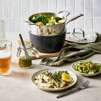 Cuisine::pro® GREEN STONE™ 2.4 Qt. Saucepan with lid