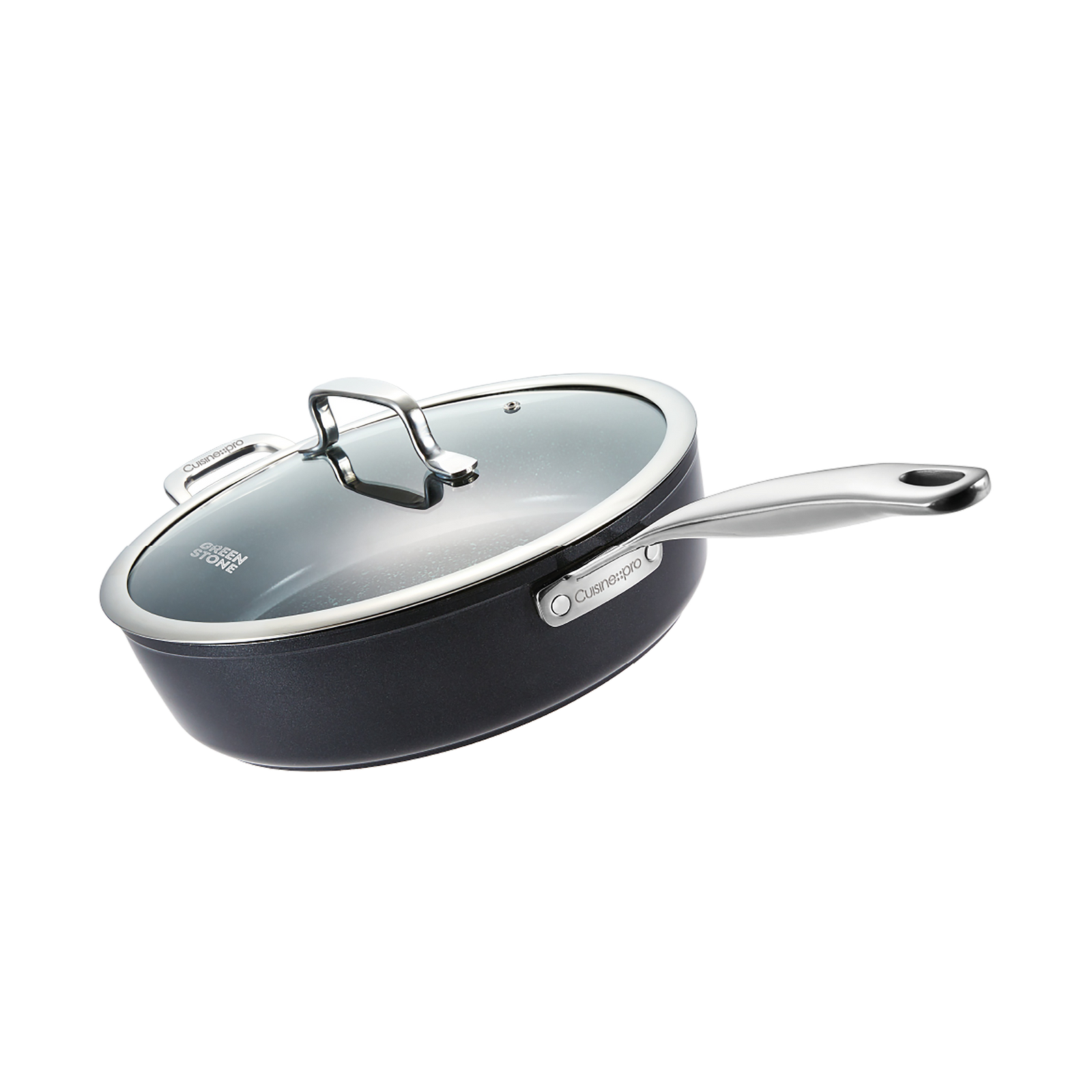 PRO CHEF GN PAN ステンレススチール 18/8 1/6x150mm Cuisine::pro® GREEN STONE™ 4.2 Qt. Chef Pan